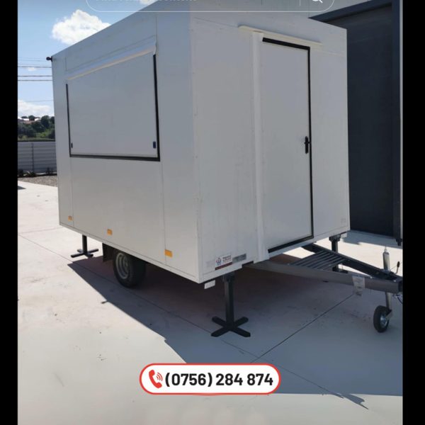 Rulota clătite și gogoși 3m X 2,3m x 2,3m complet echipată și utilată - imagine 2