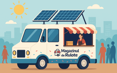 Octombrie – luna ideală pentru achiziția unei rulote comerciale cu panouri fotovoltaice